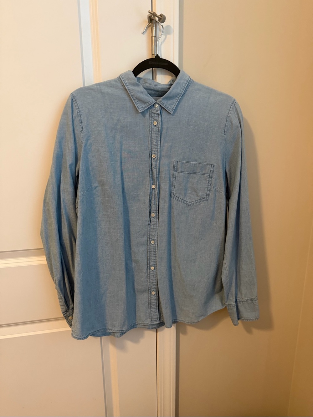 J. Crew Factory Light Chambray Button-Front Shirt